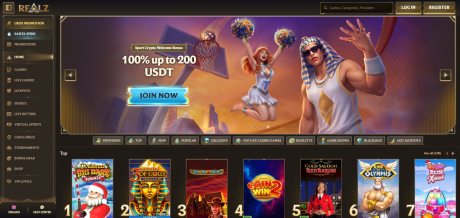 Realz Casinos Homepage