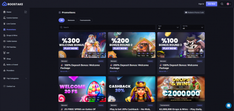 Roostakes Homepage