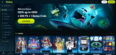 Slotexos Homepage