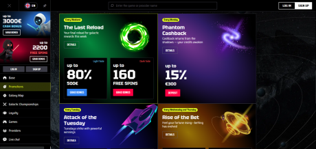 SlotsVaders Homepage