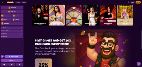Spinania Casinos Homepage