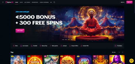 SpinsUps Homepage