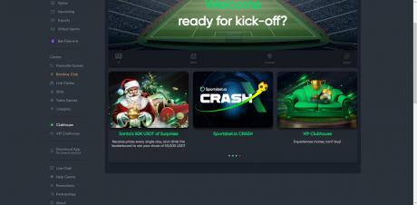 Sportsbet.io Homepage