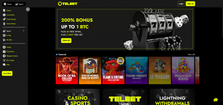 TelBets Homepage