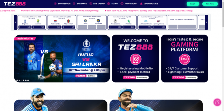 Tez888 Casinos Homepage