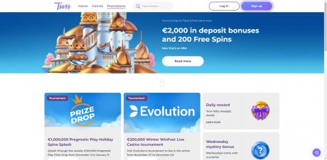 Tsars Casino-apper Homepage