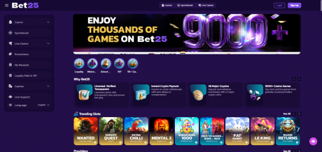 Bet25s Homepage