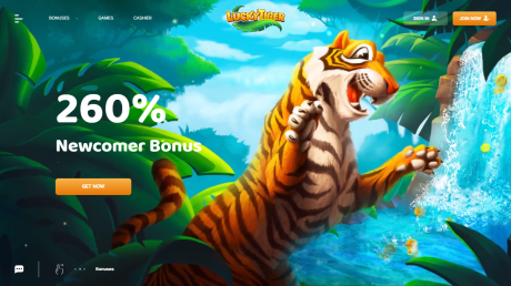 Lucky Tiger Casinos Homepage