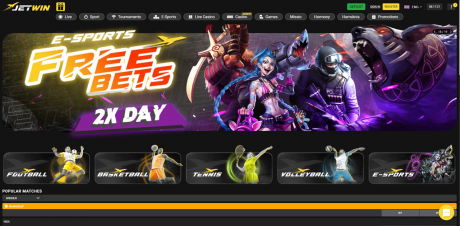 JetWins Homepage