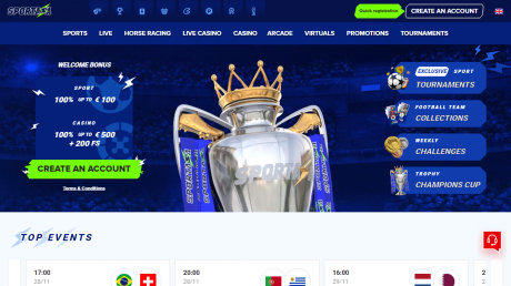 Εφαρμογές Sportaza Homepage