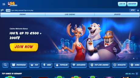 SGCasino-apper Homepage