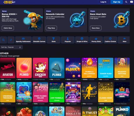 Slotobits Homepage