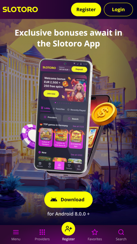 Slotoros Homepage