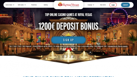 Royal Vegass Homepage